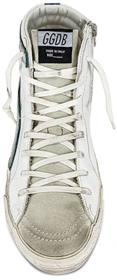 Golden Goose Slide 'Star Patch Retro High-Top Putih' GMF00115.F002065.10774 Shop Golden Goose Slide 'Star Patch Retro High-Top Putih' GMF00115.F002065.10774