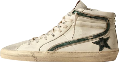 Golden Goose Slide 'Vintage Cream Green' GMF00115.F004002.81997 Golden Goose Slide 'Vintage Cream Green' GMF00115.F004002.81997