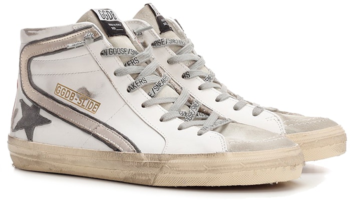 Golden Goose Slide 'White Calfskin' GMF00115.F002459.81495 Shop Golden Goose Slide 'White Calfskin' GMF00115.F002459.81495