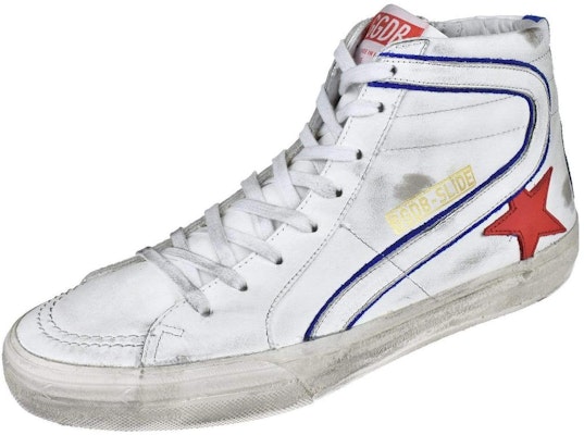 Golden Goose Slide 'White Leather High-Top' G36MS595.B15 Buy Golden Goose Slide 'White Leather High-Top' G36MS595.B15