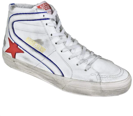 Golden Goose Slide 'Sepatu Tinggi Kulit Putih' G36MS595.B15 Order Golden Goose Slide 'Sepatu Tinggi Kulit Putih' G36MS595.B15