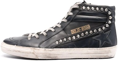 Golden Goose Slide Black Studded GMF00115.F000323.90100 Golden Goose Slide Black Studded GMF00115.F000323.90100