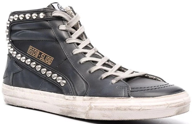 Golden Goose Slide Black Studded GMF00115.F000323.90100 Lookbook Golden Goose Slide Black Studded GMF00115.F000323.90100