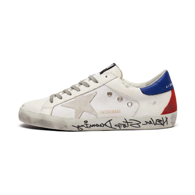 Golden Goose Sneakers 'White Red Blue'