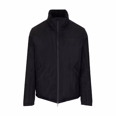 Golden Goose Solid Color Zip-Up Jacket Black GMP01216P00086890100