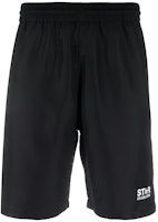 Golden Goose Solid Logo Print Casual Shorts Men’s Black. GMP01515P00126690100 Golden Goose Solid Logo Print Casual Shorts Men’s Black. GMP01515P00126690100