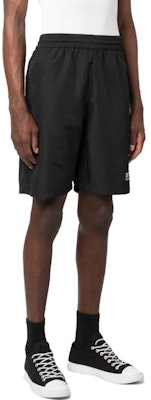 골든구스 남성 블랙 로고 프린트 캐주얼 반바지. GMP01515P00126690100 Purchase 골든구스 남성 블랙 로고 프린트 캐주얼 반바지. GMP01515P00126690100