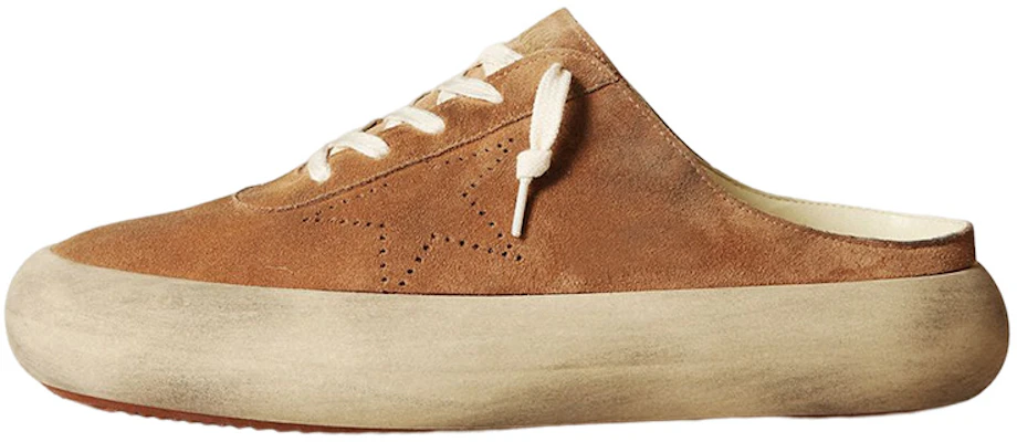 Golden Goose Space-Star 仿舊棕色男款無後跟便鞋運動鞋。 GMF00382.F003329.55353 Buy Golden Goose Space-Star 仿舊棕色男款無後跟便鞋運動鞋。 GMF00382.F003329.55353