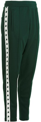 Golden Goose SS22 星星印花飾邊運動長褲 綠色 GMP00877P00052135825 Shop Golden Goose SS22 星星印花飾邊運動長褲 綠色 GMP00877P00052135825