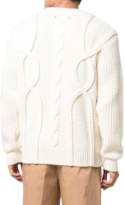 Golden Goose SS22 White Wool Crewneck Pullover Sweater. GMP00842P00066410715 Purchase Golden Goose SS22 White Wool Crewneck Pullover Sweater. GMP00842P00066410715