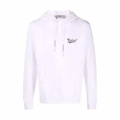 Golden Goose SS22 Back Graphic Cotton Hoodie White GMP01137P000741-10330