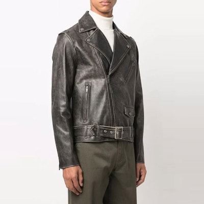 ゴールデングース SS22 ブラックレザージャケット ジッパーポケット付き. GMP00297P00064790100 Shop ゴールデングース SS22 ブラックレザージャケット ジッパーポケット付き. GMP00297P00064790100