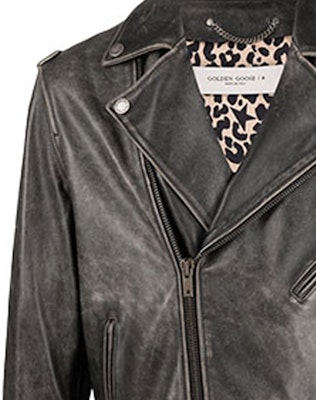 ゴールデングース SS22 ブラックレザージャケット ジッパーポケット付き. GMP00297P00064790100 Sizing ゴールデングース SS22 ブラックレザージャケット ジッパーポケット付き. GMP00297P00064790100