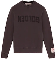 Golden Goose SS22 Charcoal Grey Logo Crewneck Long Sleeve Sweatshirt GMP00872-P000642-60318 Golden Goose SS22 Charcoal Grey Logo Crewneck Long Sleeve Sweatshirt GMP00872-P000642-60318