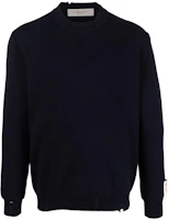 Golden Goose SS22 Distressed Crewneck Long Sleeve Sweatshirt Navy Blue Men GMP00839P00066250486 Golden Goose SS22 Distressed Crewneck Long Sleeve Sweatshirt Navy Blue Men GMP00839P00066250486