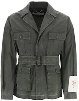 Golden Goose SS22 Green Multi-Pocket Belted Jacket GMP01065P000661 Golden Goose SS22 Green Multi-Pocket Belted Jacket GMP01065P000661