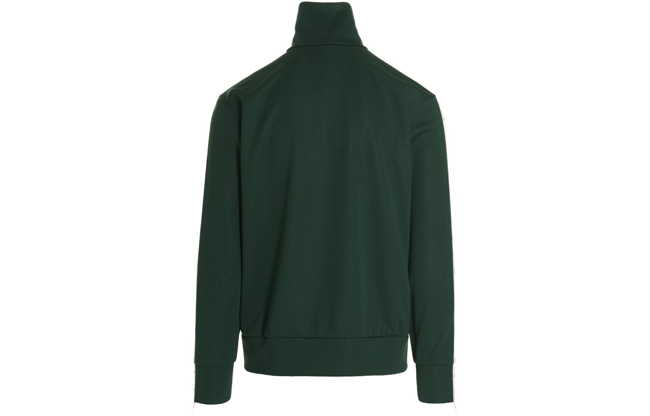 Lookbook Chaqueta Deportiva Verde Hombre Golden Goose SS22 con Cinta Logo. GMP00875P00052035825