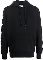 Golden Goose SS22 Star Print Oversized Hoodie Black Menswear GMP01224P00053480203 Golden Goose SS22 Star Print Oversized Hoodie Black Menswear GMP01224P00053480203