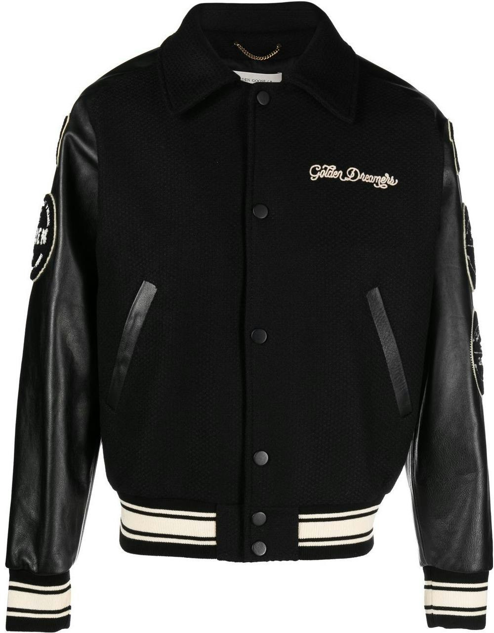 golden-goose-ss-23-black-patchwork-letter-embroidered-button-jacket-gmp-01296-p00094090194