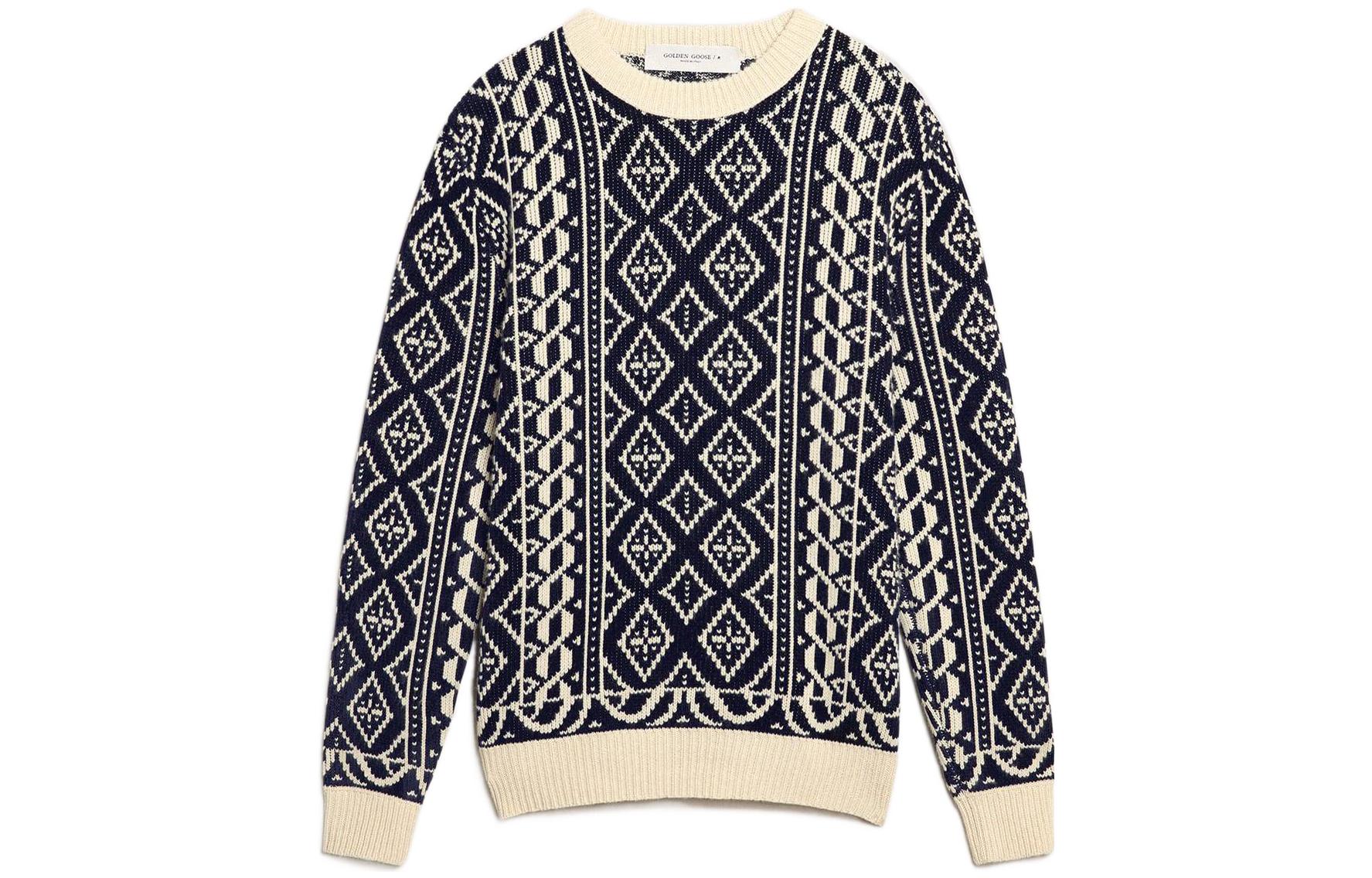 Order Golden Goose SS23 Jersey Geométrico Hombre Color Pergamino. GMP00841P00098282212