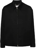 Golden Goose SS24 Solid Color Zip-Up Jacket Black Long Sleeve GMP01880P00096590100 Golden Goose SS24 Solid Color Zip-Up Jacket Black Long Sleeve GMP01880P00096590100