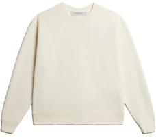 Golden Goose SS24 White Unisex Crewneck Sweatshirt with Letter Logo GUP01872P00157911560 Golden Goose SS24 White Unisex Crewneck Sweatshirt with Letter Logo GUP01872P00157911560