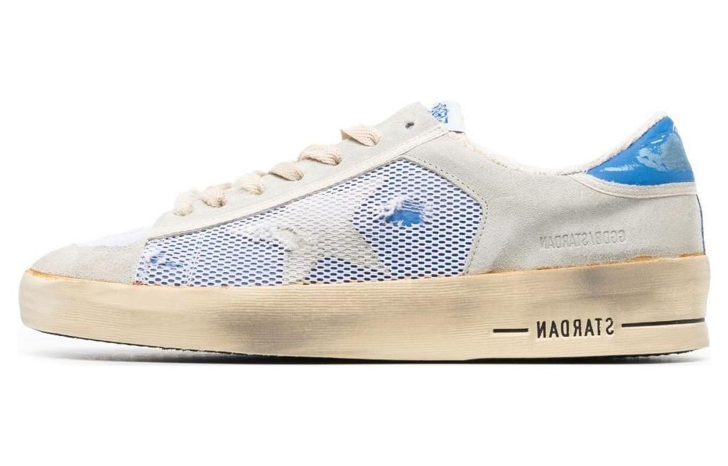 Golden Goose Stardan 'Beige Blue Distressed' GMF00370.F004140.50755