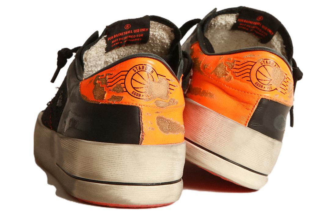 Shop Golden Goose Stardan 黑色低帮皮鞋 GMF00370.F003866.90359