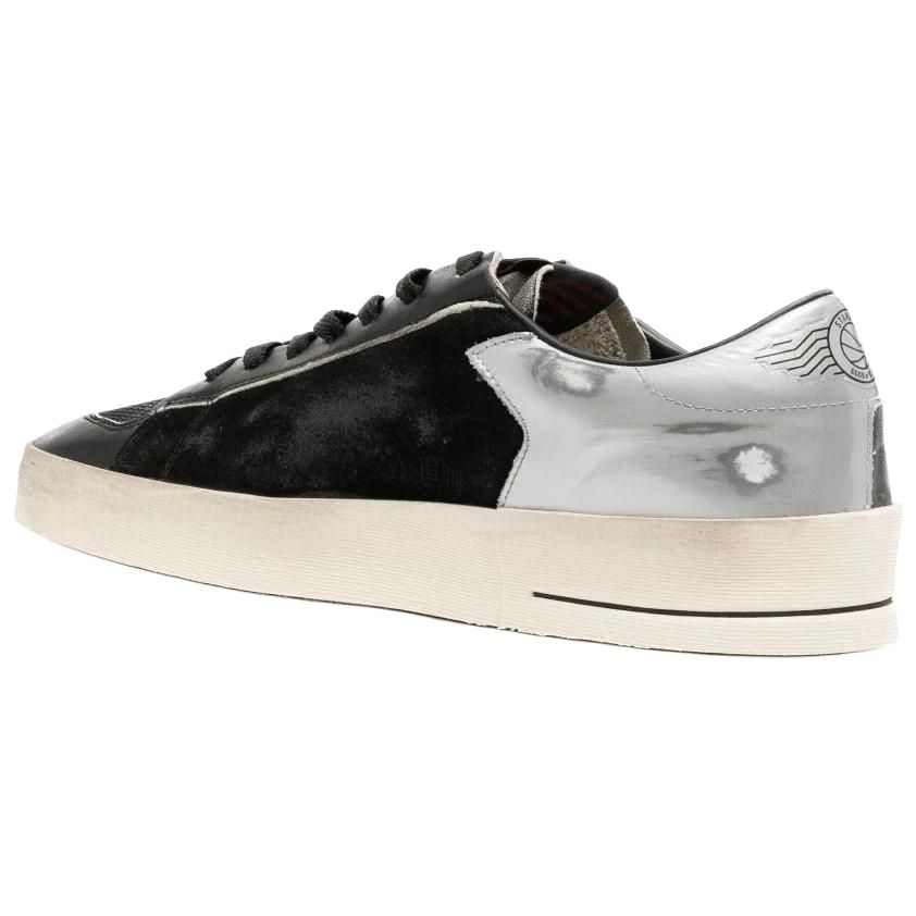 Shop Golden Goose Stardan ''Zwart Zilver'' GMF00370.F004118.90179