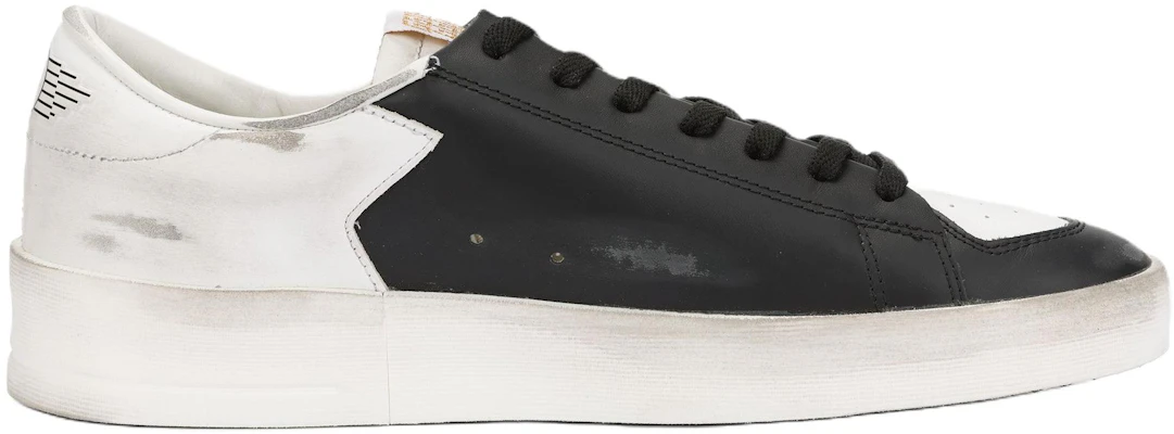 Golden Goose Stardan ''Noir Blanc Délavé avec Accents d''Étoiles'' GMF00128.F002186.10283 Order Golden Goose Stardan ''Noir Blanc Délavé avec Accents d''Étoiles'' GMF00128.F002186.10283