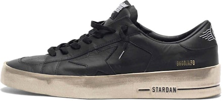 Golden Goose Stardan 'Distressed Black Low-Top' G35MS959.D1 Golden Goose Stardan 'Distressed Black Low-Top' G35MS959.D1