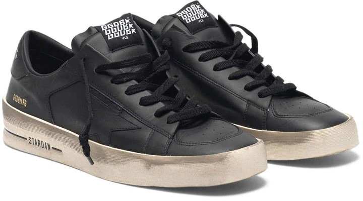 Golden Goose Stardan 'Distressed Black Low-Top' G35MS959.D1 Lookbook Golden Goose Stardan 'Distressed Black Low-Top' G35MS959.D1