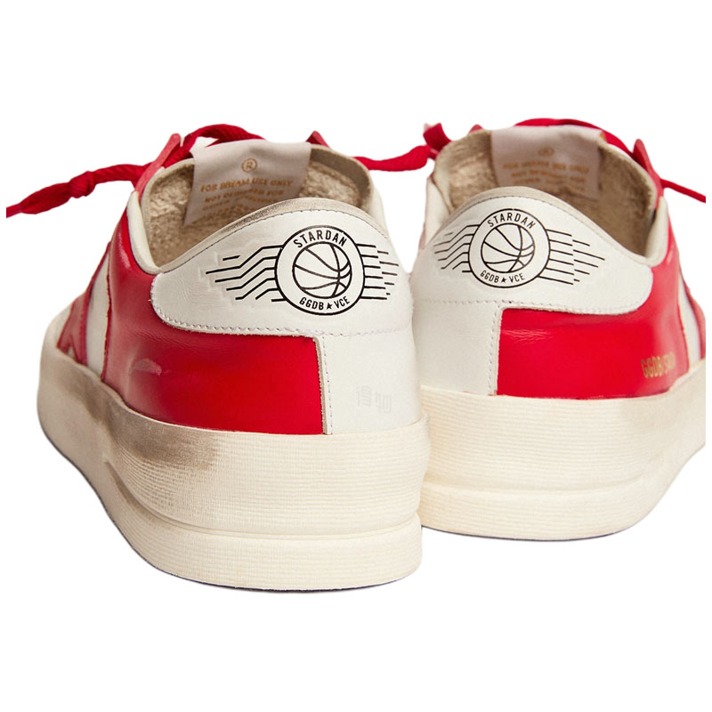 Purchase Golden Goose Stardan ''Rood Wit Versleten'' GMF00128.F002186.10350