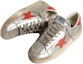 Shop Golden Goose Stardan 'Silver' GMF00128.F003584.70217