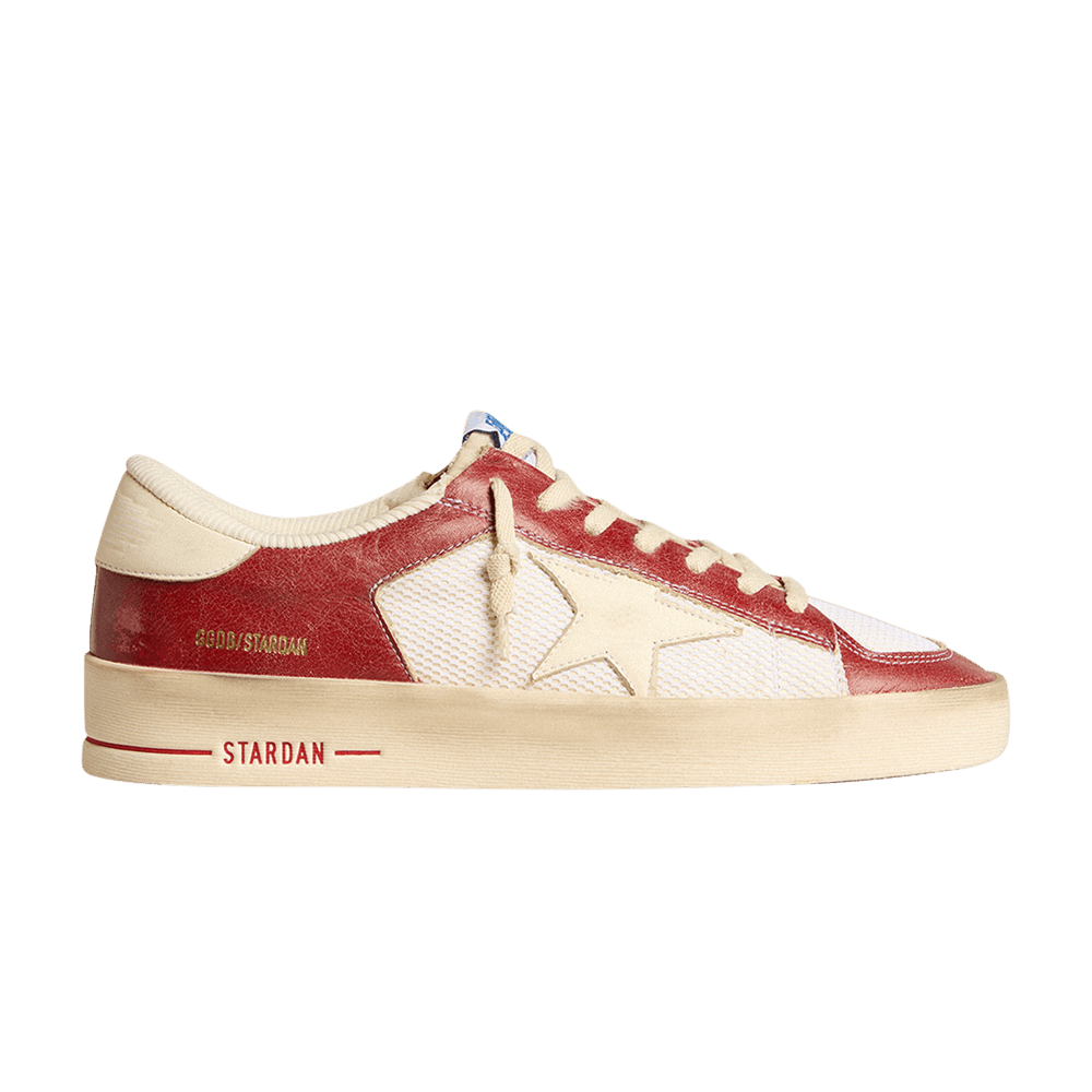 Golden Goose Stardan 'White Ecru Red' GMF00593F00475282367