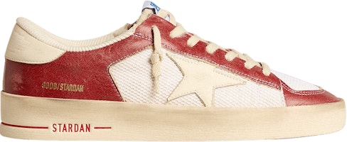 Golden Goose Stardan 'White Ecru Red' GMF00593F00475282367 Golden Goose Stardan 'White Ecru Red' GMF00593F00475282367