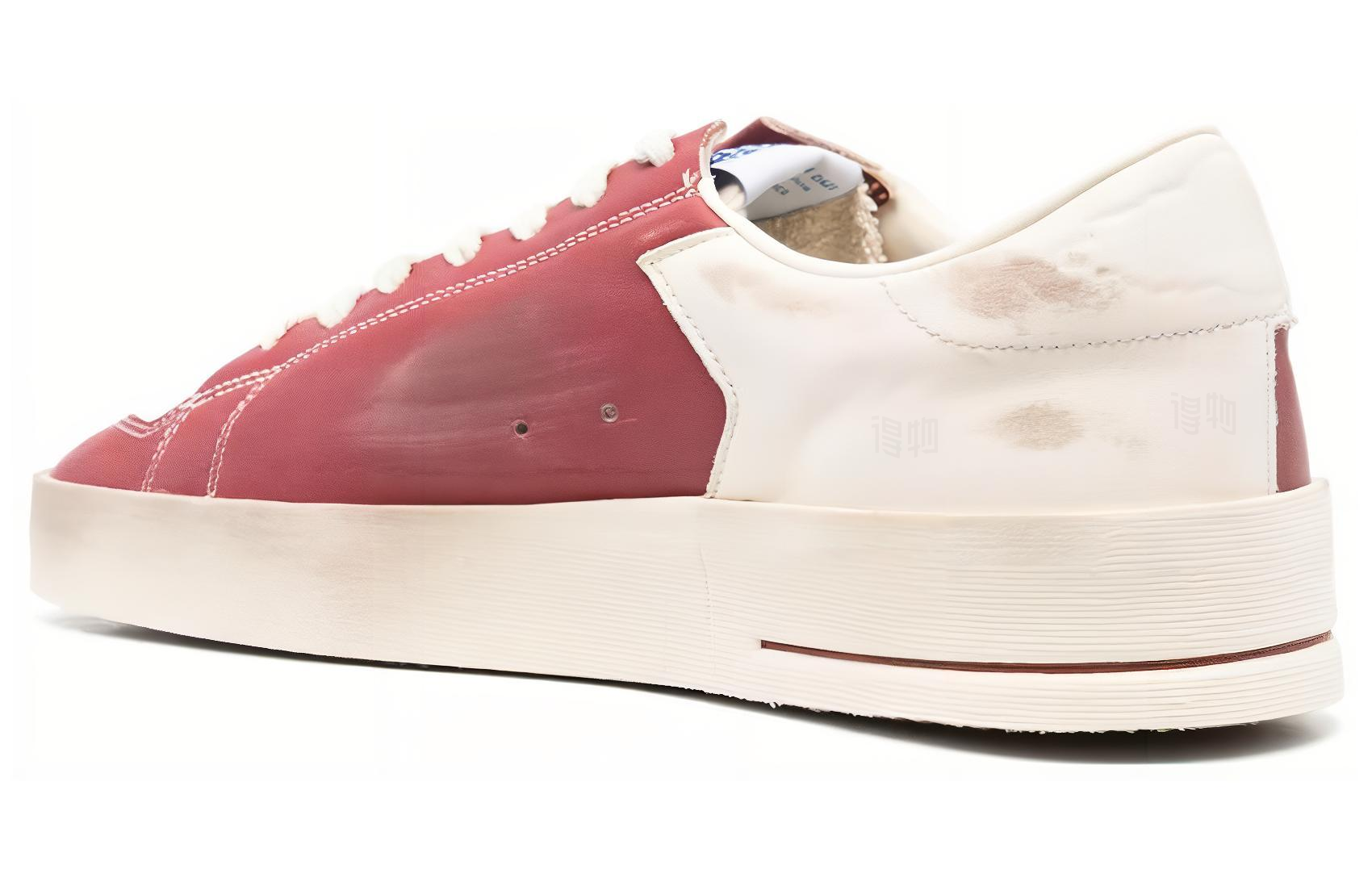 Shop Golden Goose Stardan ''Wit Rood'' GMF00593.F004752.82367