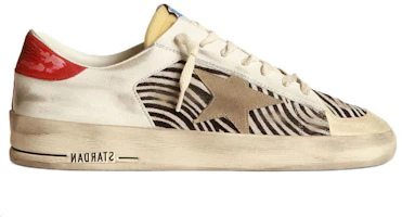 Order Golden Goose Stardan 皮革 圓頭繫帶 低筒 球鞋 男款 白色