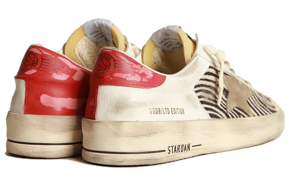 Shop Golden Goose Stardan Basse ''Cuir Blanc'' GMF00128.F003533.81867