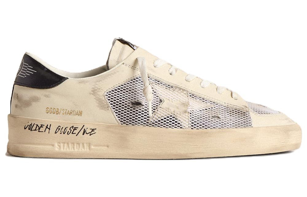 Order Golden Goose Stardan Low ''Wit Mesh Leer'' GMF00580.F004567.10768