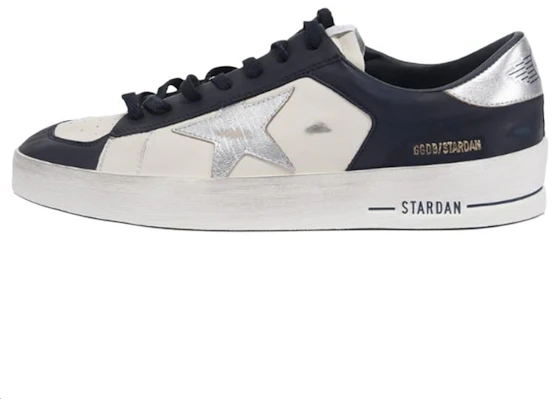 金鹅 Stardan 海军蓝做旧皮革男士低帮运动鞋 GMF00333 F006910 82874 Buy 金鹅 Stardan 海军蓝做旧皮革男士低帮运动鞋 GMF00333 F006910 82874