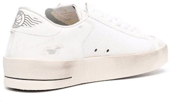 Golden Goose Stardan 星星貼花系帶 時尚板鞋 男款 白色 Shop Golden Goose Stardan 星星貼花系帶 時尚板鞋 男款 白色