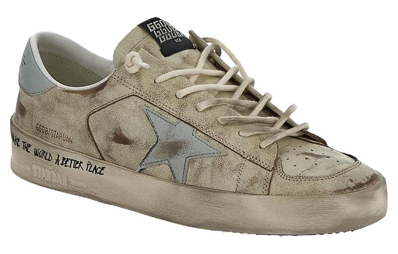 Lookbook Golden Goose Stardan Blanc Vintage Bleu Clair GMF00128.F004568.11514