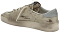 Shop Golden Goose Stardan Putih Vintage Biru Muda GMF00128.F004568.11514