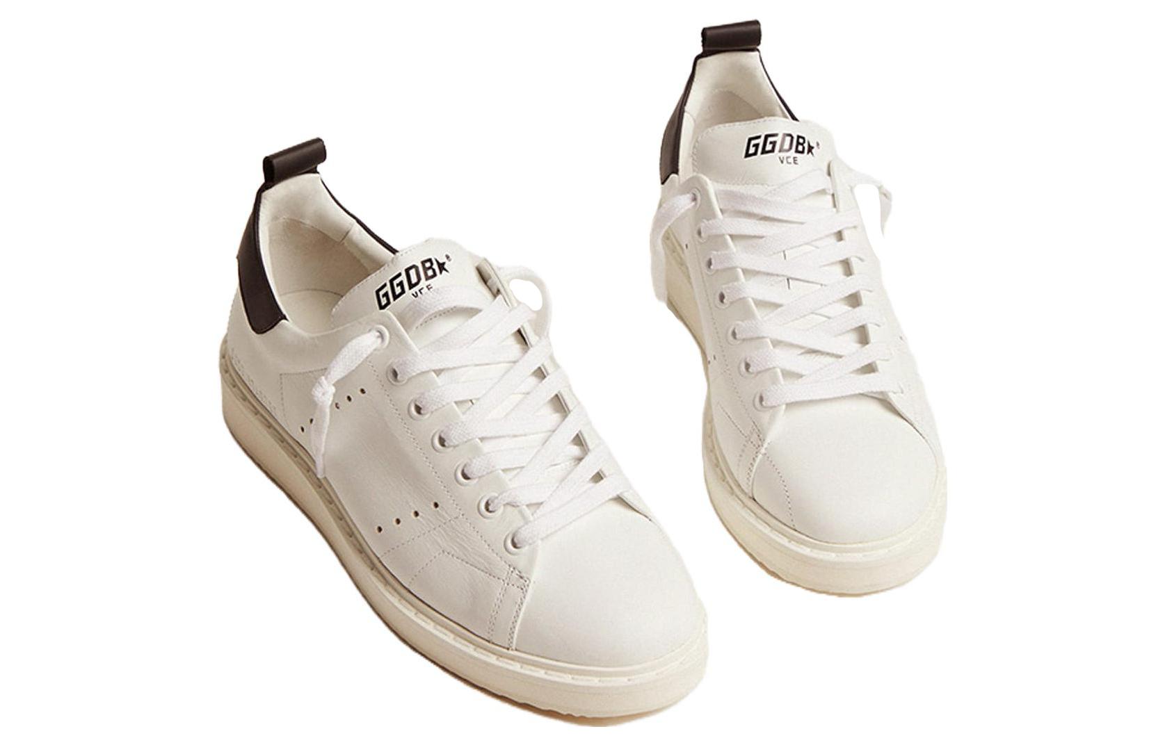 Lookbook Golden Goose Starter ''Sneakers Bianche in Pelle Low-Top'' GMF00127.F000332.80203