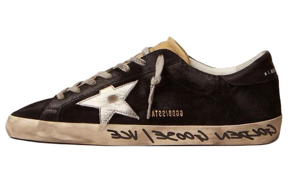 Golden Goose Super-Star 'Black Distressed'