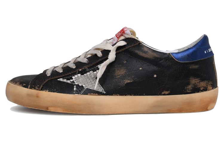 Golden Goose Super-Star 'Black Leather Low-Top Fashion'