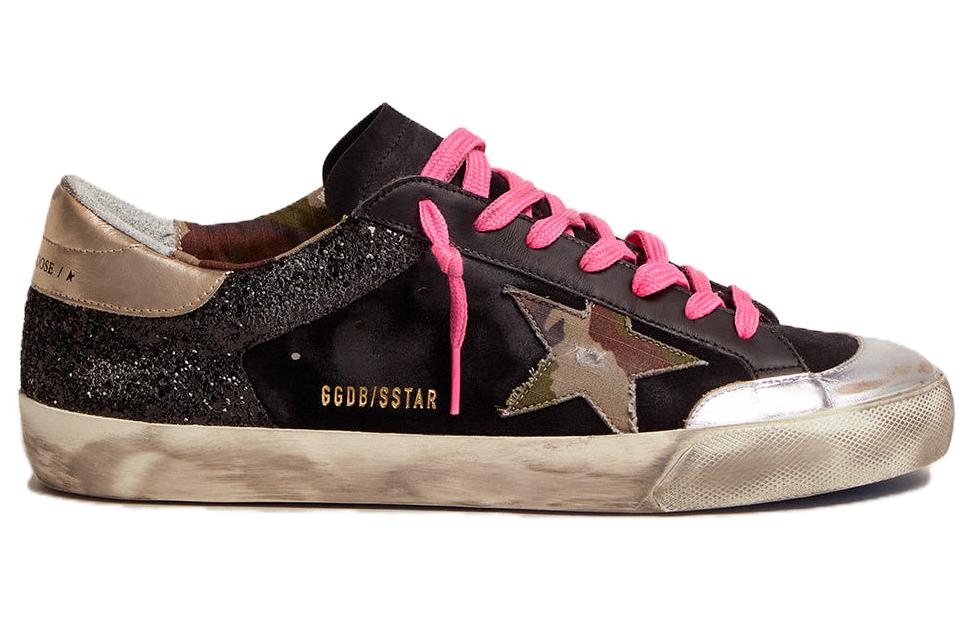 Golden Goose Super-Star Glitter Camouflage Star 'Black' 圖 2