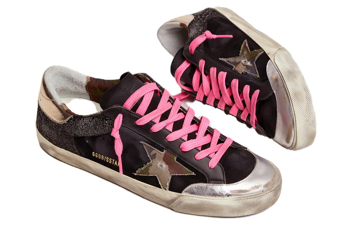 Golden Goose Super-Star Glitter Camouflage Star 'Black' 圖 3