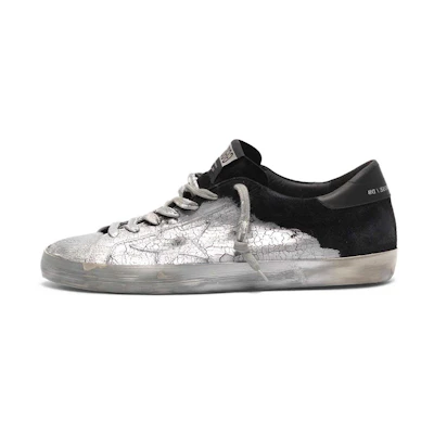 Golden Goose Super-Star 'Black White Crackled Leather'